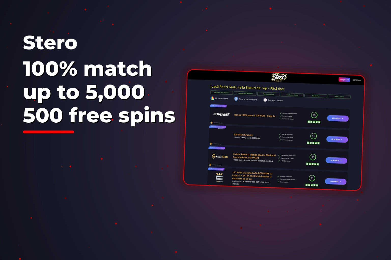 Stero Official Casino and Sports Betting Site for USA Players