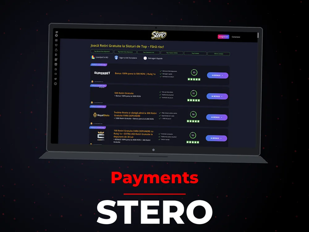 Stero - Payments