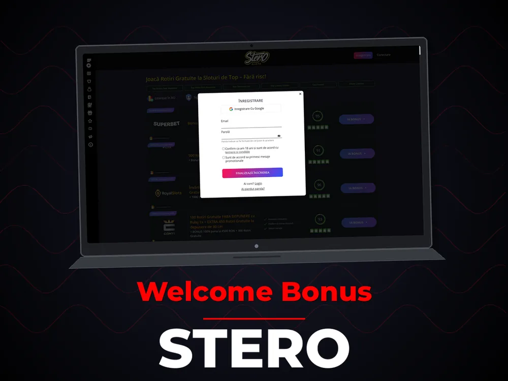 Stero - Welcome Bonus